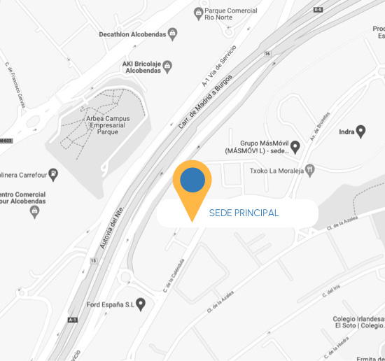 Mapa Abbantia sede principal